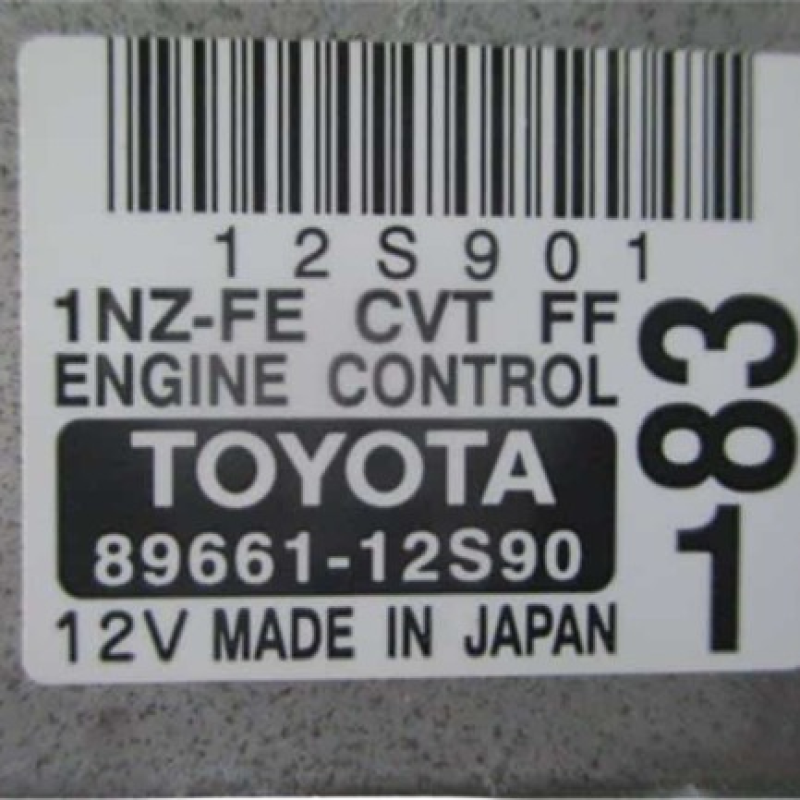 89661-12S91 TOYOTA Corolla Axzio 2012 DBA Engine Control Unit /ECU NZE-161 8966112S91