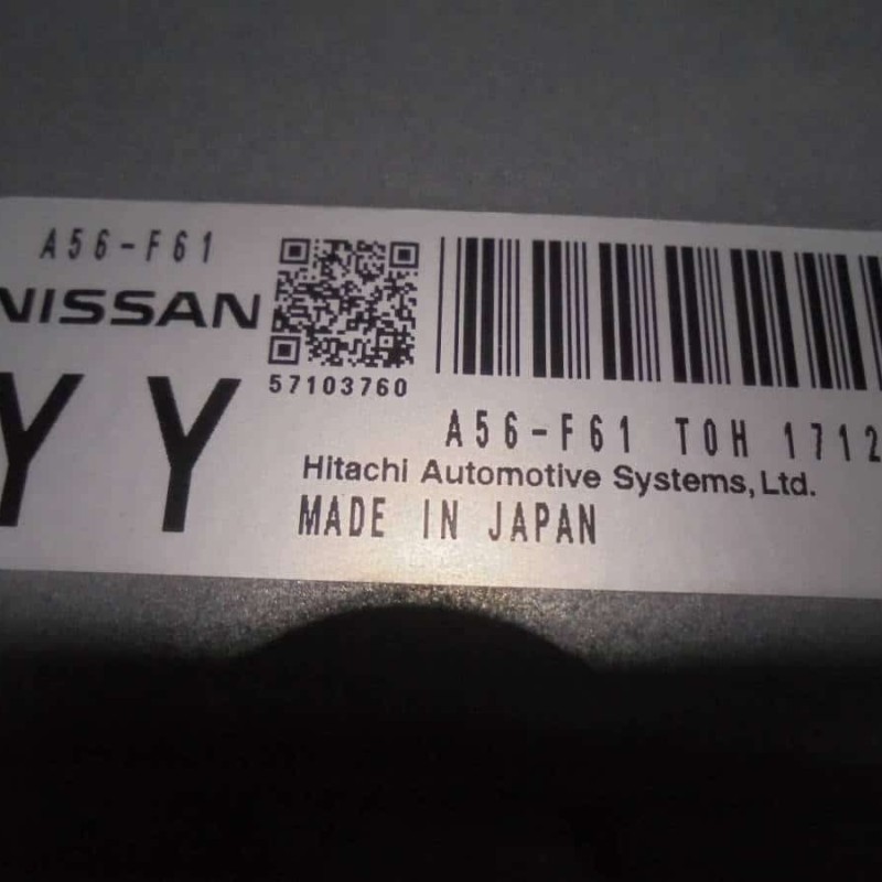 A56-F61 Nissan Note E11 Late Model Engine Control Unit / ECU T0H 1227 YY E11 Japan