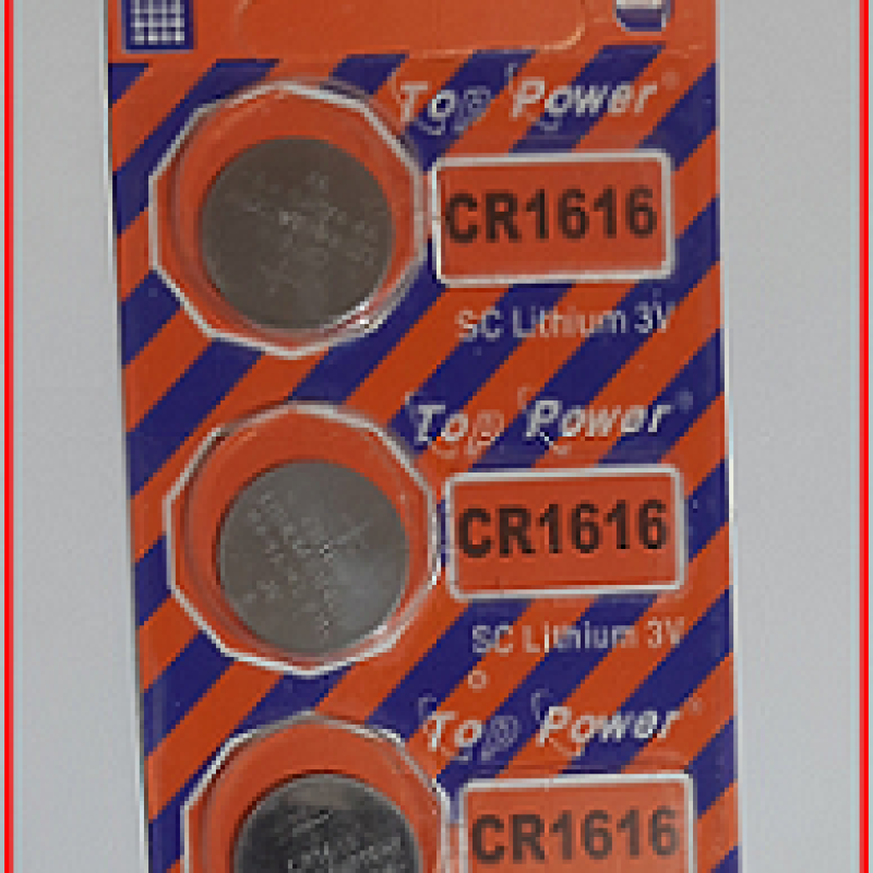 1 peace lot Top Power battery 1616 Car key & smart key Remote battery