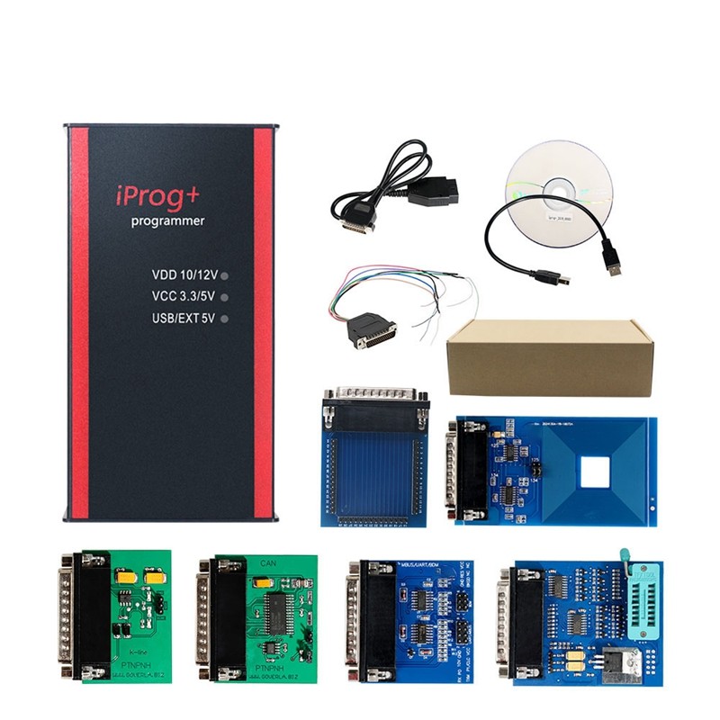 Iprog+ Iprog Pro OBD Programmer Support IMMO Mileage Correction Airbag Reset Replace Carprog Digiprog Tango Iprog