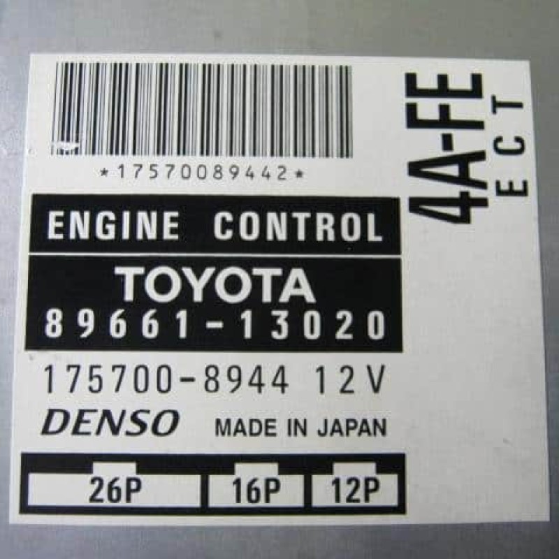 Engine Control Unit / ECU TOYOTA Corolla Spacio 1998 GF-AE111N 89661-13020