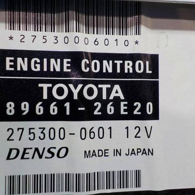 TOYOTA Hiace ECU 89661-26E20 1TR , 2TR Genuine ECU Engine Control 8966126E20