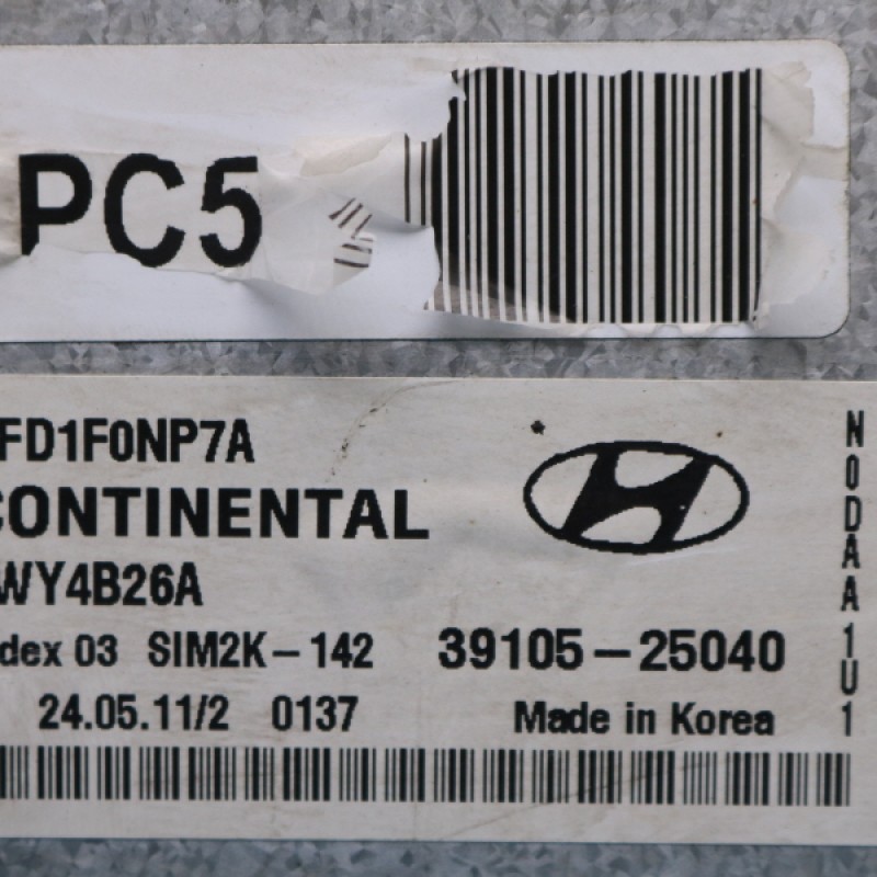 Computers Engine HYUNDAI NF Sonata 2007 39105-25040