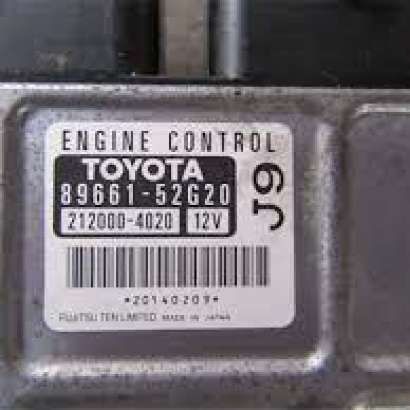 89661-52G20/Engine Control Unit / ECU TOYOTA Vitz 2008 DBA-NCP91/J9